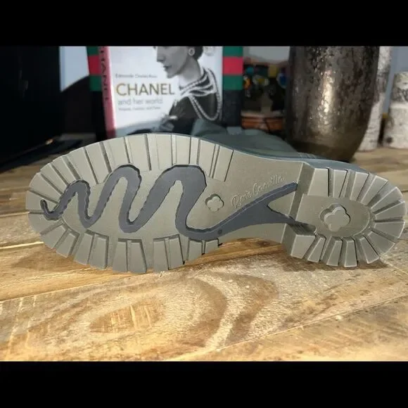 Rene Caovilla Moto Combat Boots - Picture 6 of 10